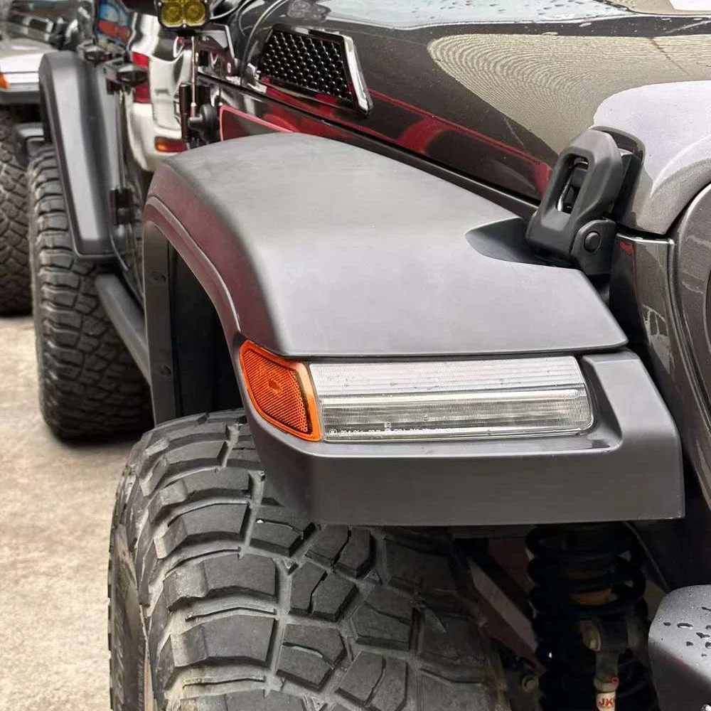 

Front Fender Flares With Inner Fender With LED For Jeep Wrangler JL 4x4 Accessories Maiker Manufacturer Fender Trims