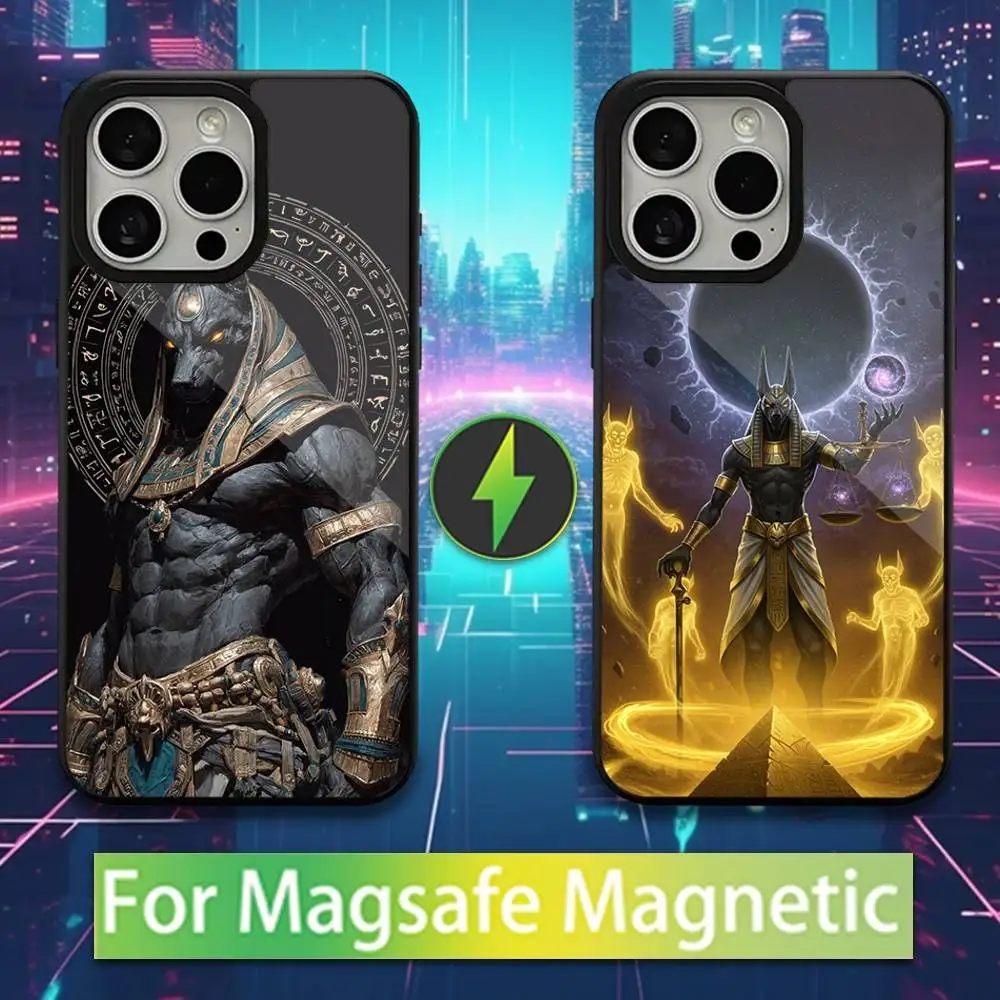 

Egyptian Reaper Anubis Phone Case For iPhone 16,15,17,14,13,12,11,Pro,Max,Plus,Mini,Magsafe,Magnetic Wireless Charging Case