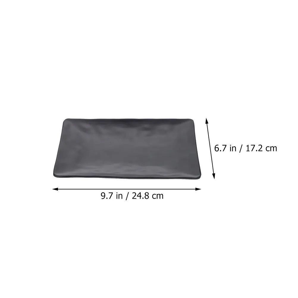 

2Pcs Sushi Plate Practical Dish for Sashimi Snacks Nuts Kitchen Living Room Storage Decorative Entertaining