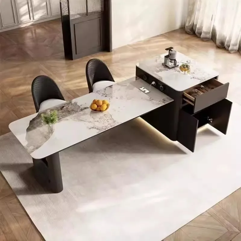 

Italian Design Dining Tables Black Functional Nordic Luxury Modern Dining Tables Kitchen Salon Mesas De Comedor Home Furniture