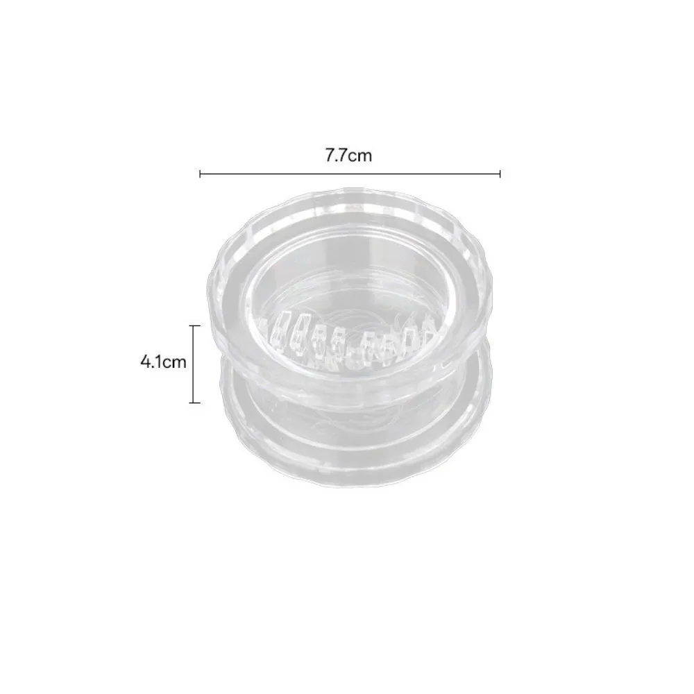 Transparent Plastic Garlic Crusher Multifunctional Handheld Garlic Press Manual Twisting Design Garlic Grinder