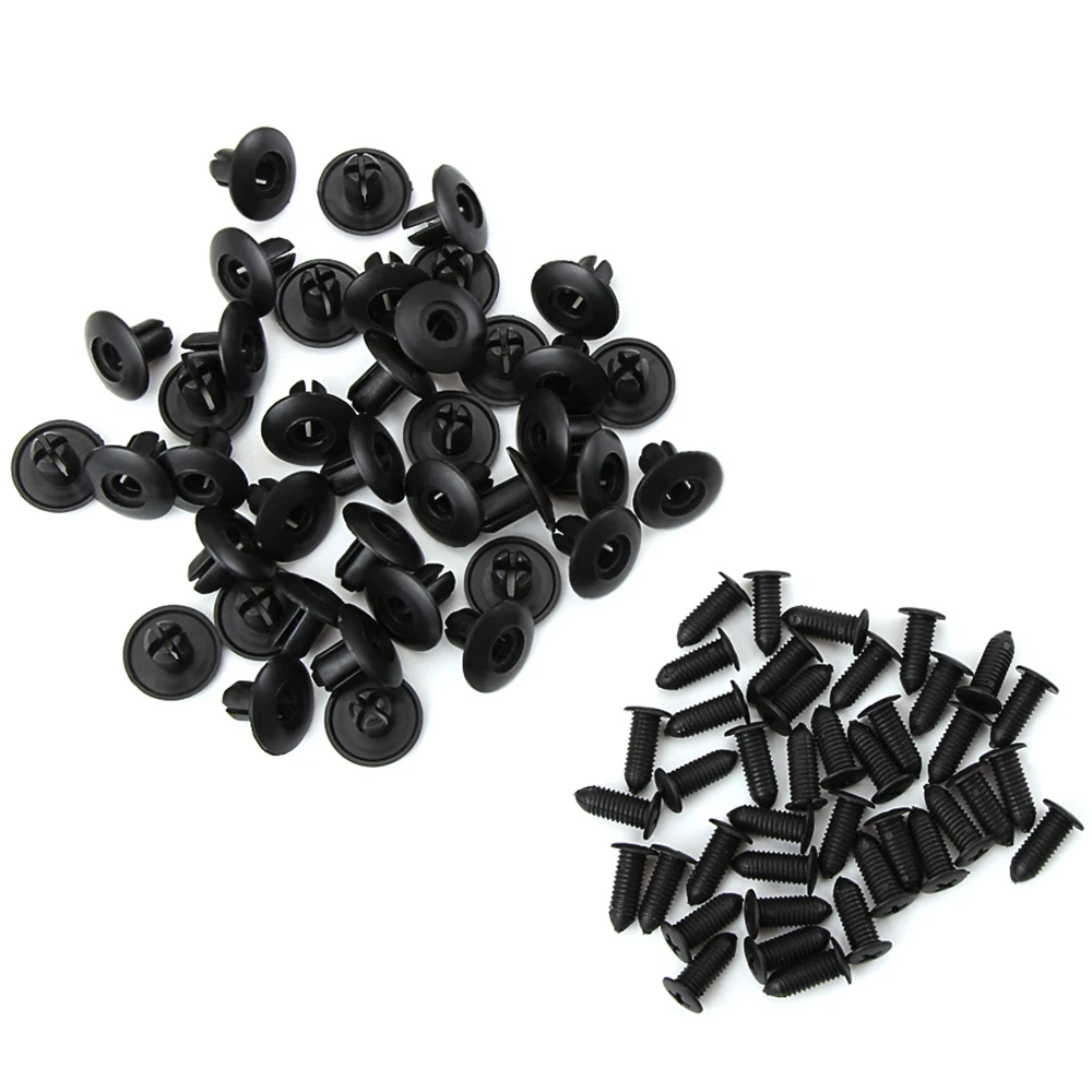 40PCS Auto Fastener Clip Retainer Pin Rivet for Ford focus 2 mk2 fiesta focus 3 mk3 kuga fusion mondeo mk4 transit ranger