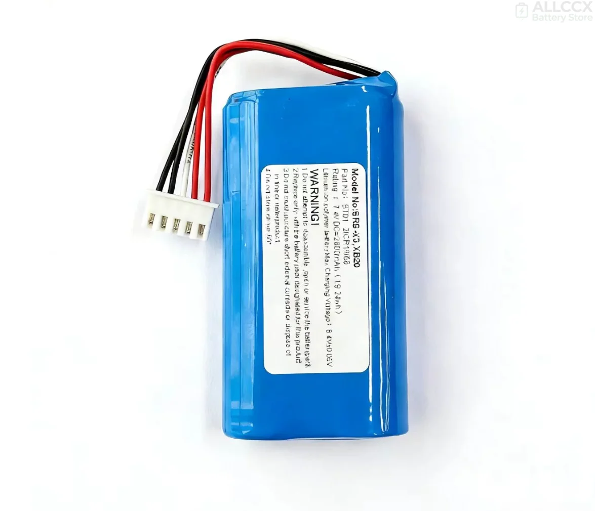 ALLCCX 7.4V 2600mAh/2800mAh/3400mAh Speaker Replacement Battery for Sony SRS-X3 SRS-XB2 SRS-XB20 ST-01
