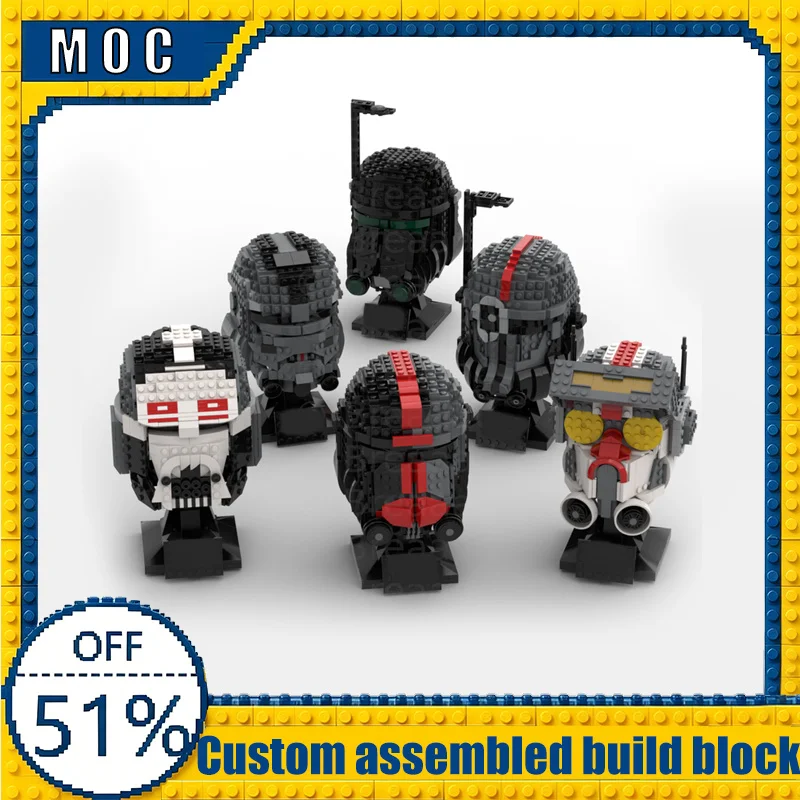

3788PCS Customize Hero Bundle Helmet Collection MOC Model Building Blocks Assembly Toy Education Collection Birthday Gift Adults