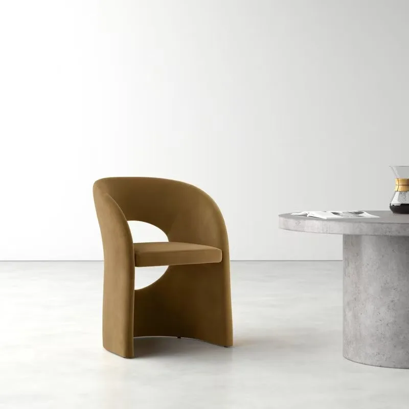 

Italian light luxury sofa chair, balcony leisure single chair