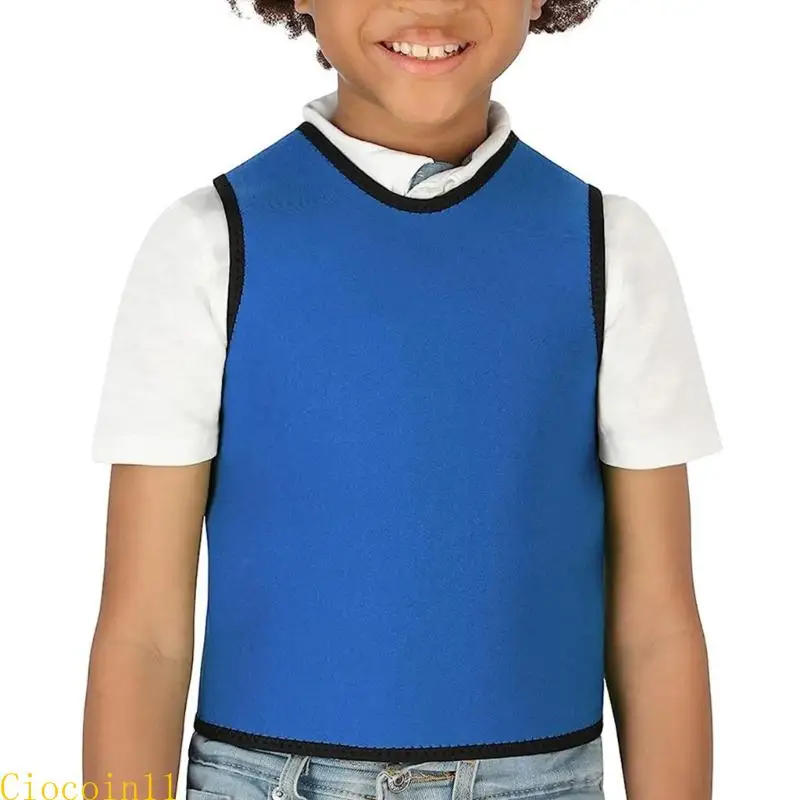Sensory Compression Vest Breathable Sensory Vest for Children Offer Calming Touch Stimulation for School Home Use