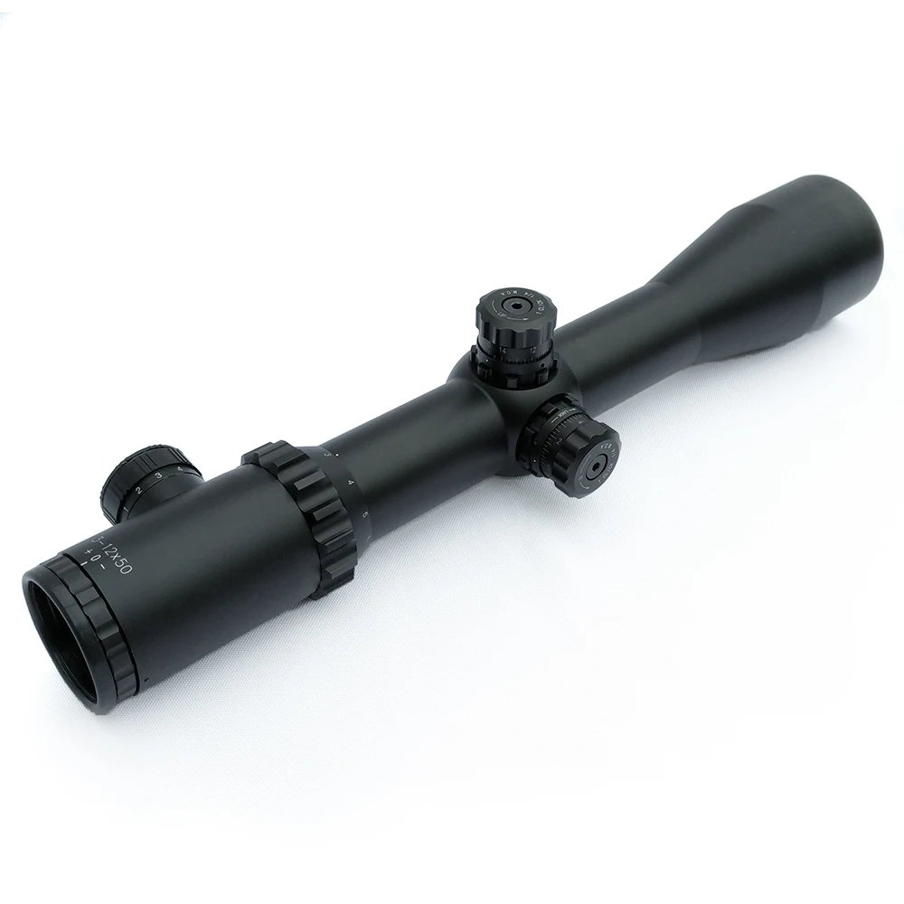 Optical Sight Long Range Scope Hunting Tactical 3-12x50 Scope With High Performance