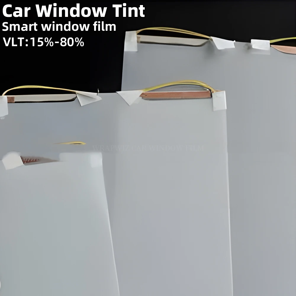 Automotive PDLC Dimming Smart Film PET Switchable Tint Light Control Privacy Glass Solar Protection