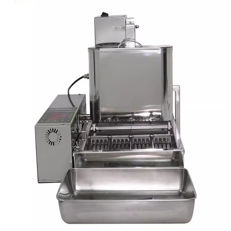 Automatic Commercial Donut Making Machine Stainless Steel Electric Doughnut Maker Auto Frying Doughnut Machine