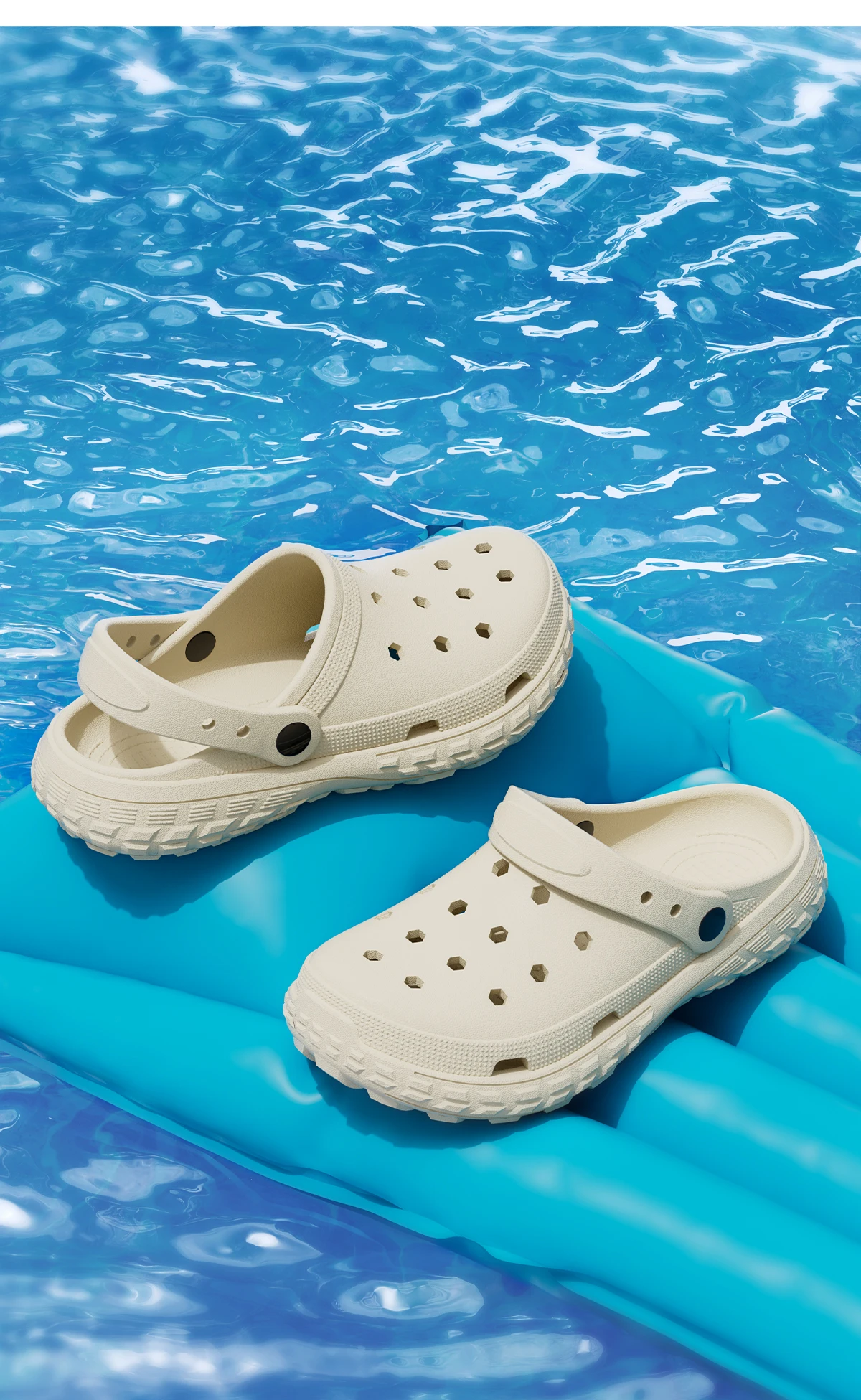 EVA Unisex Lochschuhe Strand Dicker Boden Outdoor Hausschuhe Bequeme atmungsaktive Hausschuhe – Detail 1