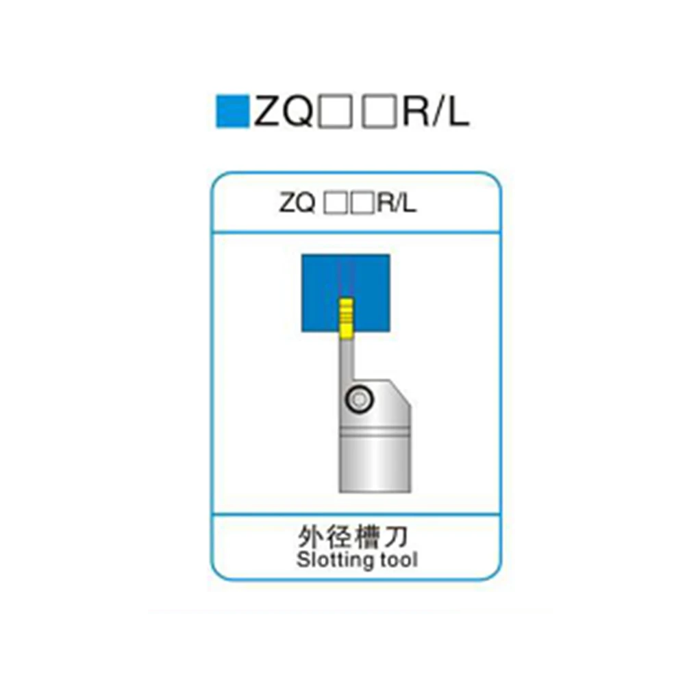 Portautensili per tornitura ZQ1616R-04/ZQ2020R-04/ZQ2525R-04 L-05