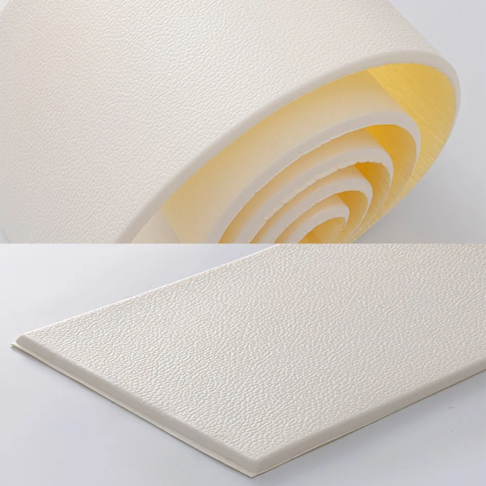 

20x200cm Anti Collision Strip Self-Adhesive Thickened Corner Protector Soft Wrapped Sponge DIY Cut Furniture Corners Protector