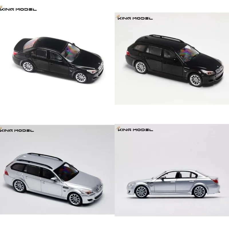

KING MODEL 1:64 BMW M5 E60 simulation alloy car model, a gift toy for children and a collectible ornament for adults.