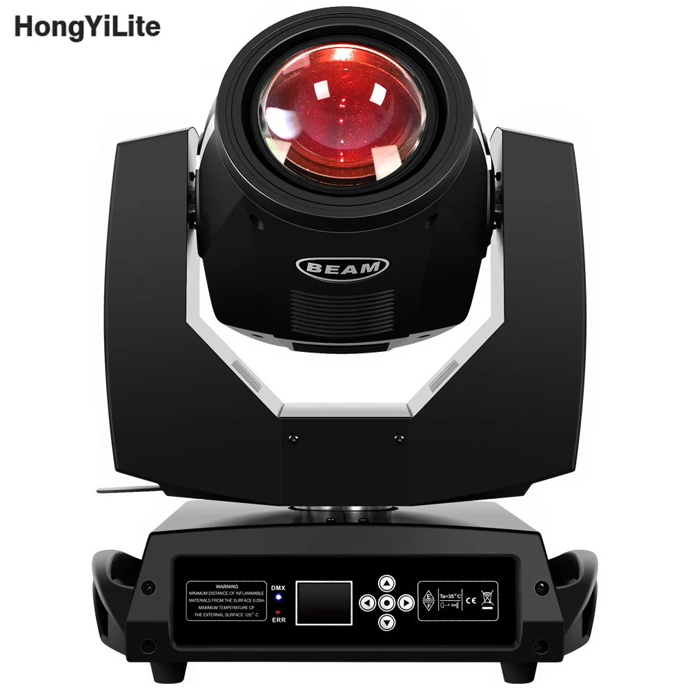 

HongYiLite Moving Head 230W Beam 7R Gobos 8+16 Face Prism Audience Lights Sound Activated Effect Sharpy DMX Stage Disco DJ Light