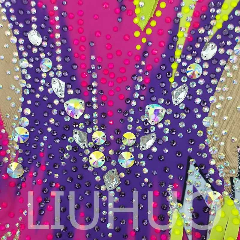 LIUHUO Ritmische Gymnastiek Turnpakje Competitieve Cheerleading Prestaties voor kinderen