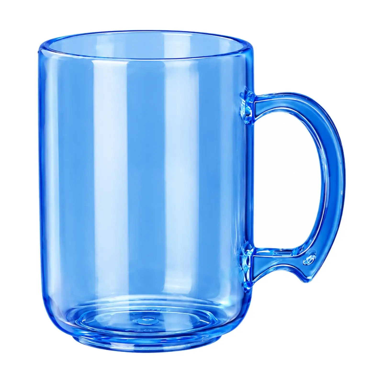 460ml Acrylic Beer Tankard Transparent Party Mug with Stable Base for Festivals Family Reunions