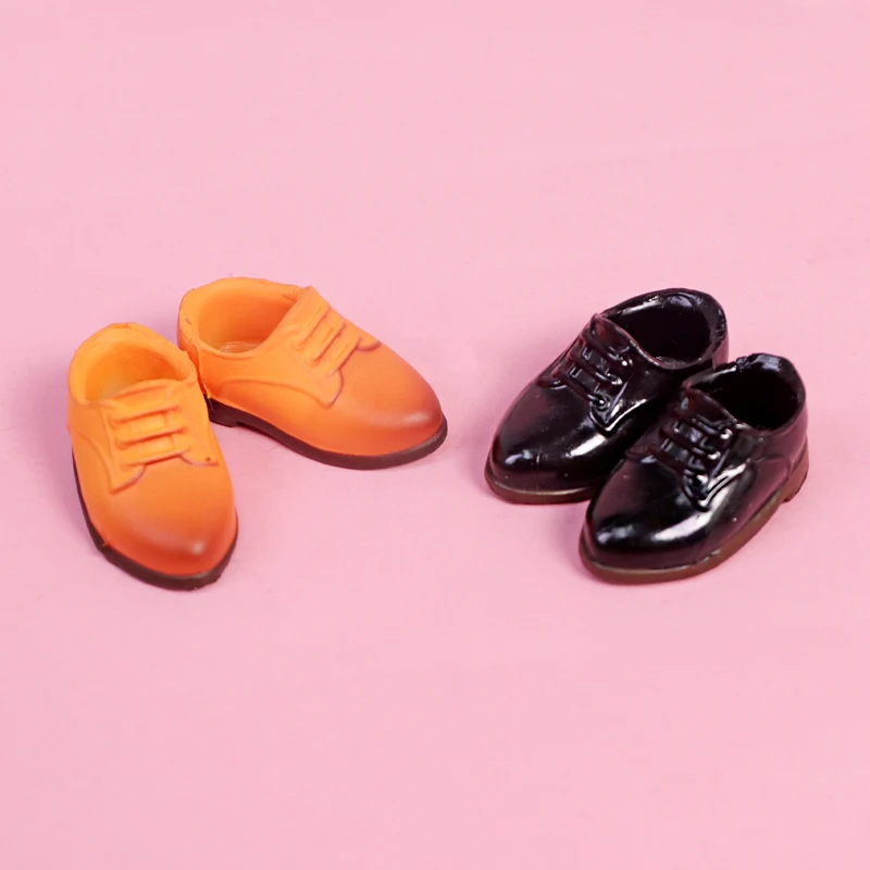 Ob11 British Retro Round Toe Shoes PVC Material Doll Accessories Cute For Penny, Ymy, Obitsu 11,Molly, Gsc,1/12 Bjd Doll