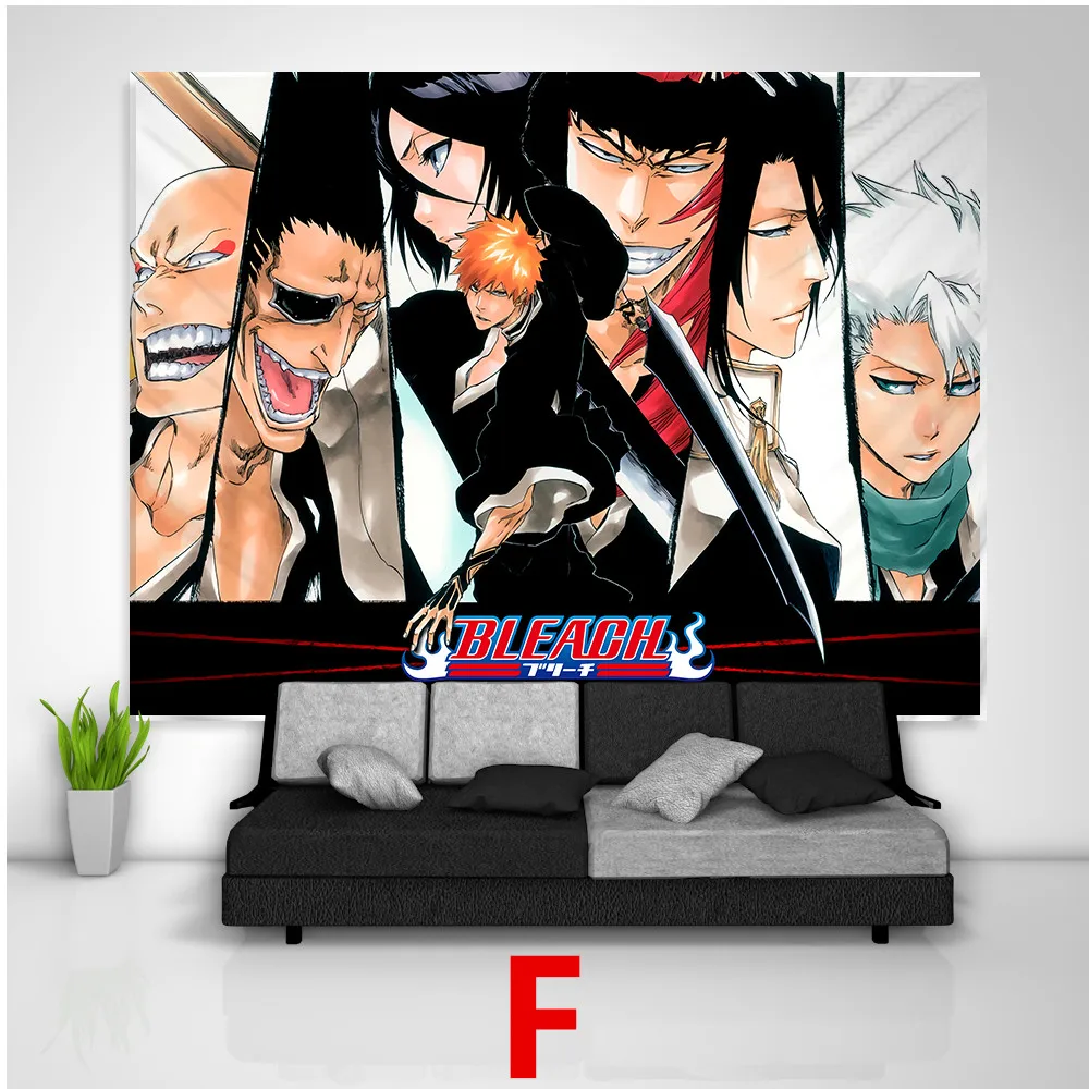 Canvas Painting Wall Art Wall Pictures BLEACH Gotei 13 Kurosaki Ichigo Japan Anime Posters and Prints for Living Kids Room Decor