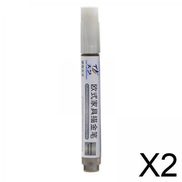 

2x Paint Marker Pen Markers Pens DIY Projects High Quality Waterproof Metallic Paint Pen Marker for Metal Canvas Wood Glass Mugs