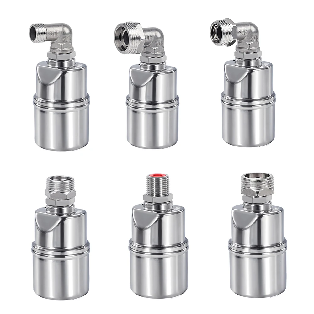 

1PCS 1/2 3/4 1Inch 304 Stainless Steel Ball Valve Automatic Water Level Control Water Tank Water Tower Shutoff Valve