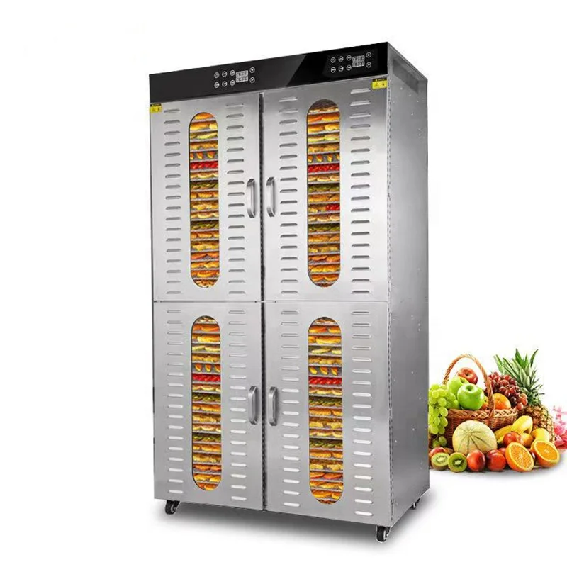 

Commercial Food Dehydrator for Fruit and Vegetable Dryer 80 Layers Industrial Dehydration Machine Meat Drying Oven