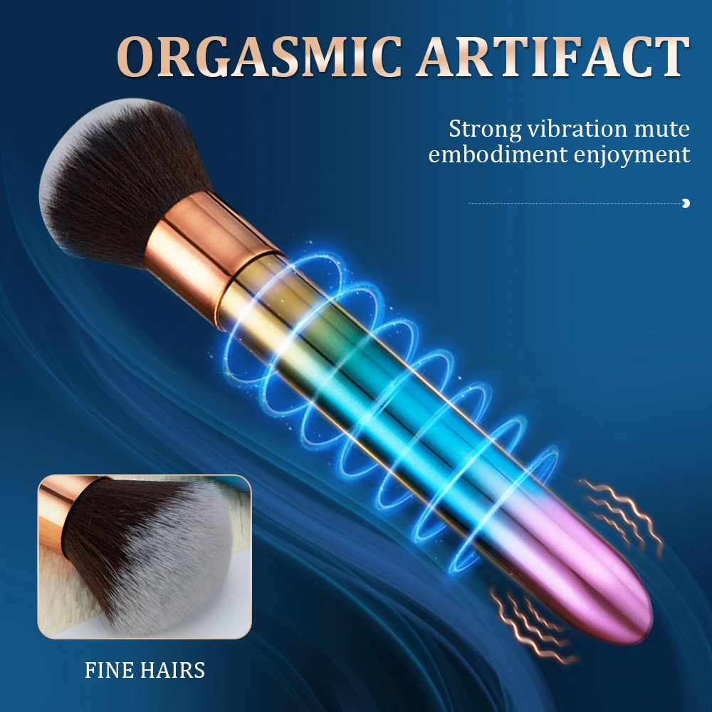 Makeup Brush G Spot Vibrator Sex Toys for Women Vagina Clit Stimulator Bullet Vibrator Female Masturbation Dildo Stick Massager