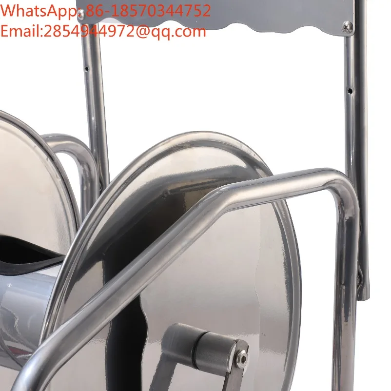 Portable Hose Reel Rack Household Water Pipe Winder Storage Holder for Car Washing Garden Flower Watering