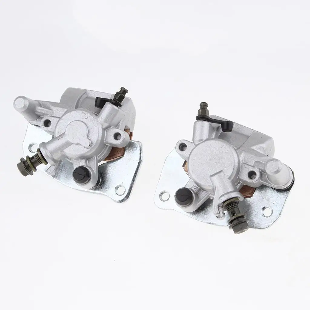 Wear Resistant Front Brake Caliper Kit Iron Disc Set for Suzuki King Quad 700 750 Outdoor