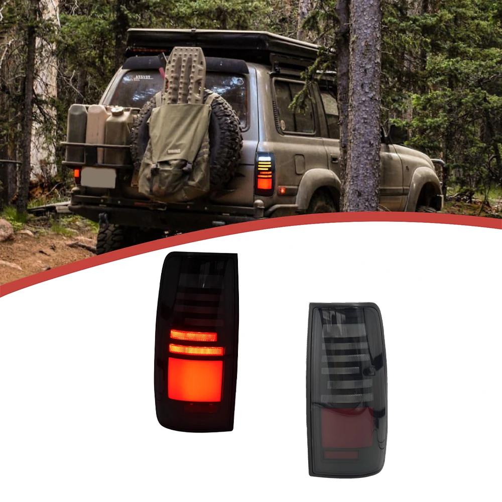 

Motion Car Rear Lamp Led Tail Lights for Land Cruiser LC80 FJ80 1989 - 1997