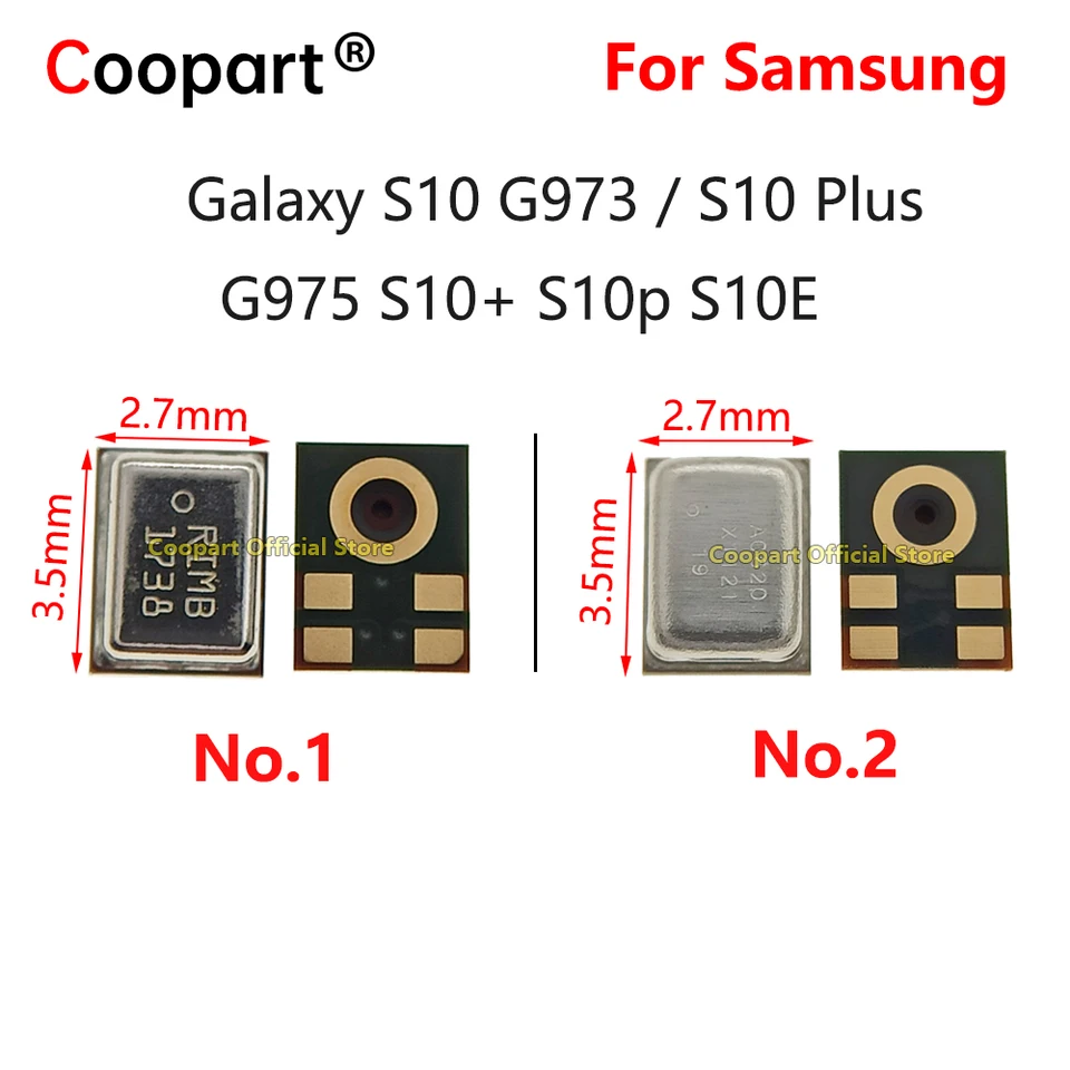 Microphone Inner MIC Receiver for Samsung Galaxy S10 S10+ S10E Repair