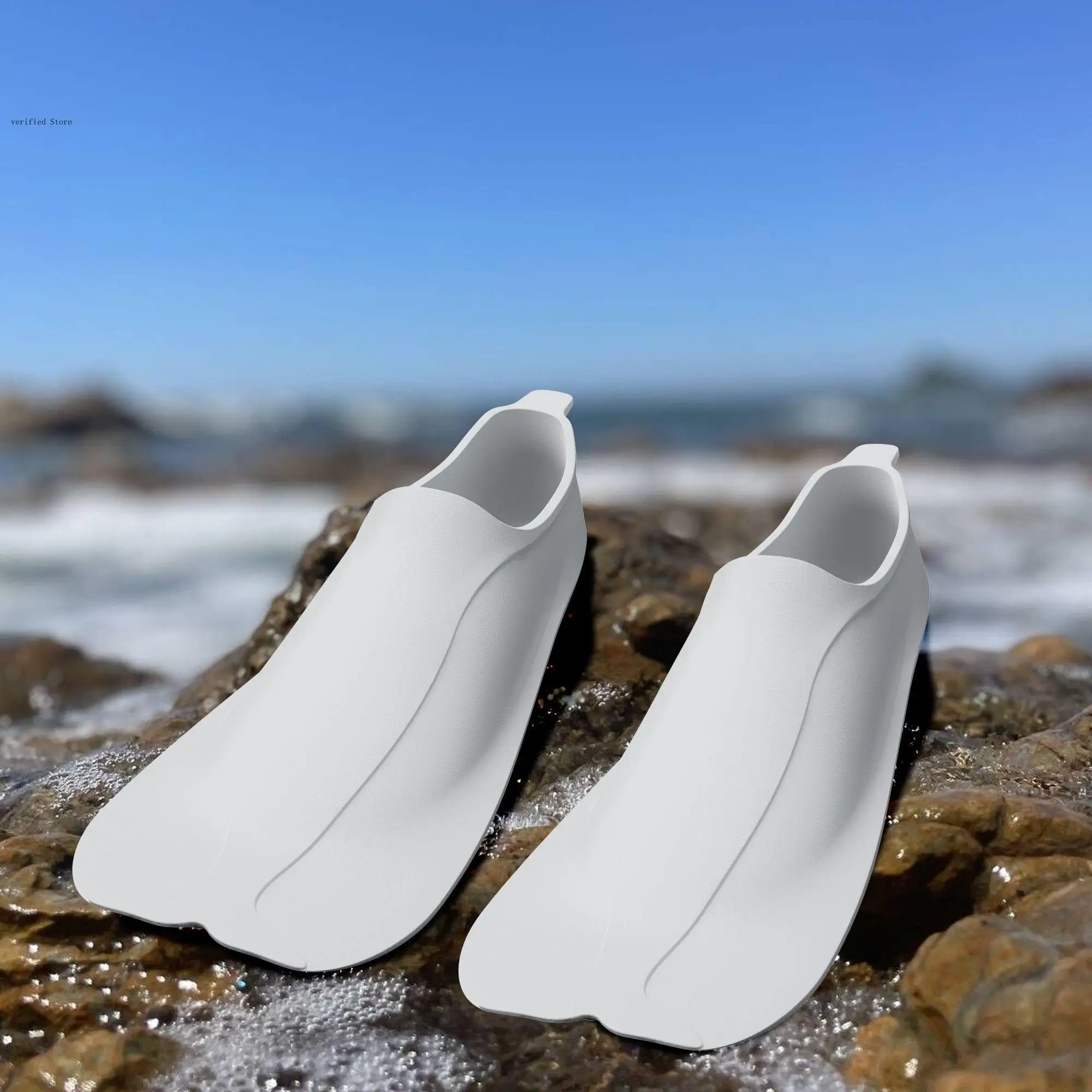 Professional Grade Silicone Short Footed Fin Swimming Pool Training Acceleration Specialized Racing Essential Male Female