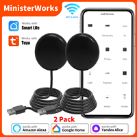 2PACK Tuya WiFi IR Remote For Smart Home APP SmartLife Remote Control For TV AC Remote Works with Alexa Google Home Yandex Alice