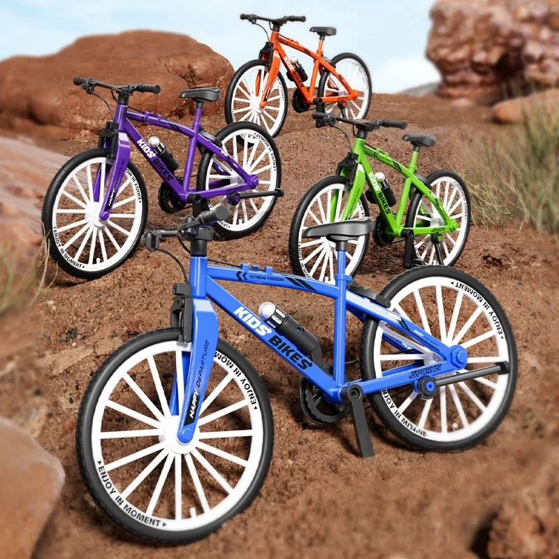 1:10 Mountain Bike Model Replica Extreme Off-Road Racing Bicycle Plastic Ornament Decoration Gift Transportation Model Toy