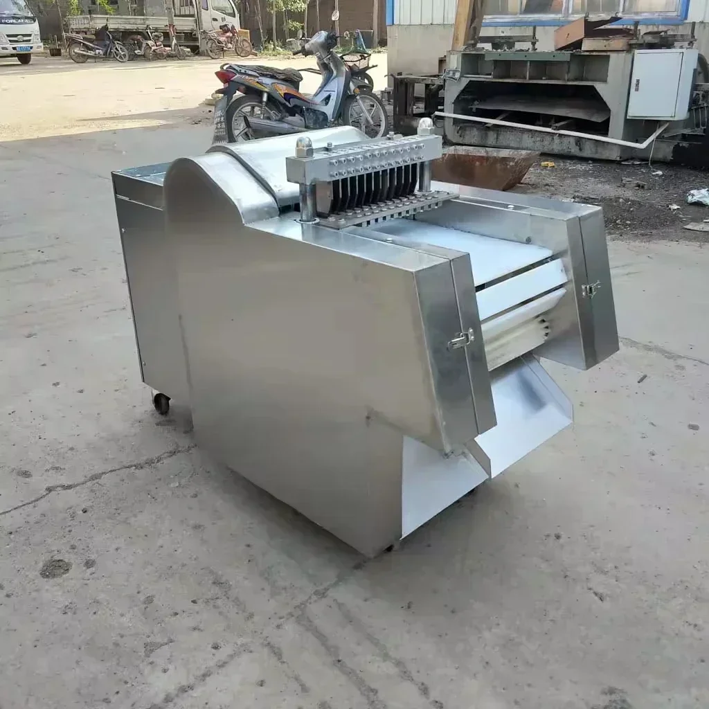 Industries Stainless Steel Frozen Meat Cutting Machine Chicken cutter pig lamb chops cutter 500kg/hour