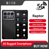 New Product IIIF150 Raptor  5G Rugged Phone 6.78 Inch 120Hz Dimensity 900 16GB+512GB Android 14 Smartphone 10000mAh 50MP 65W