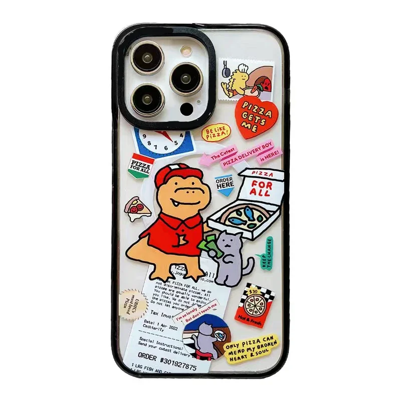 

MagSafe Acrylic Cartoon Dinosaur Phone Case Cover for IPhone 11 12 13 14 15 Pro Max Case for IPhone 14 Pro Max