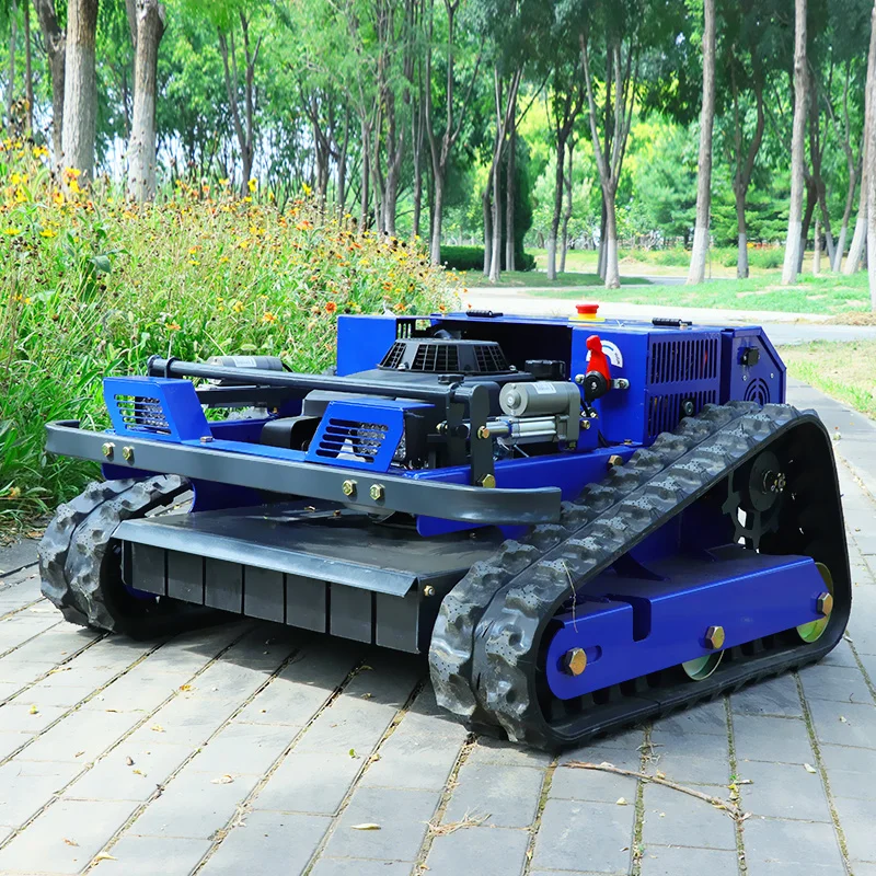 

Индивидуальная продажа RC Робот-газонокосилка Маленькая четырехтактная гусеничная дизельная газонокосилка с дистанционным управлением