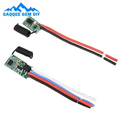 DC 3~24V 433MHZ RF Signal Transmitter Receiver Module Programmable Wireless Remote Control Switch