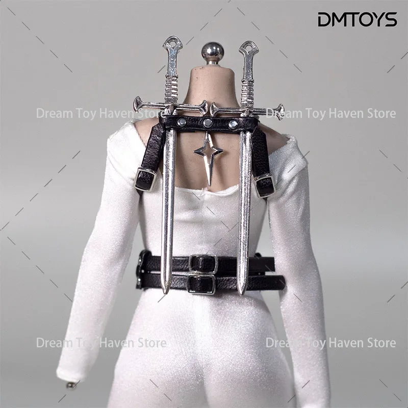 1/6 Female Soldier Belt Shoulder Strap Waist Cover Assassin Agent Leg Tie Accessories Fit 12Inch Action Figure Dolls Model