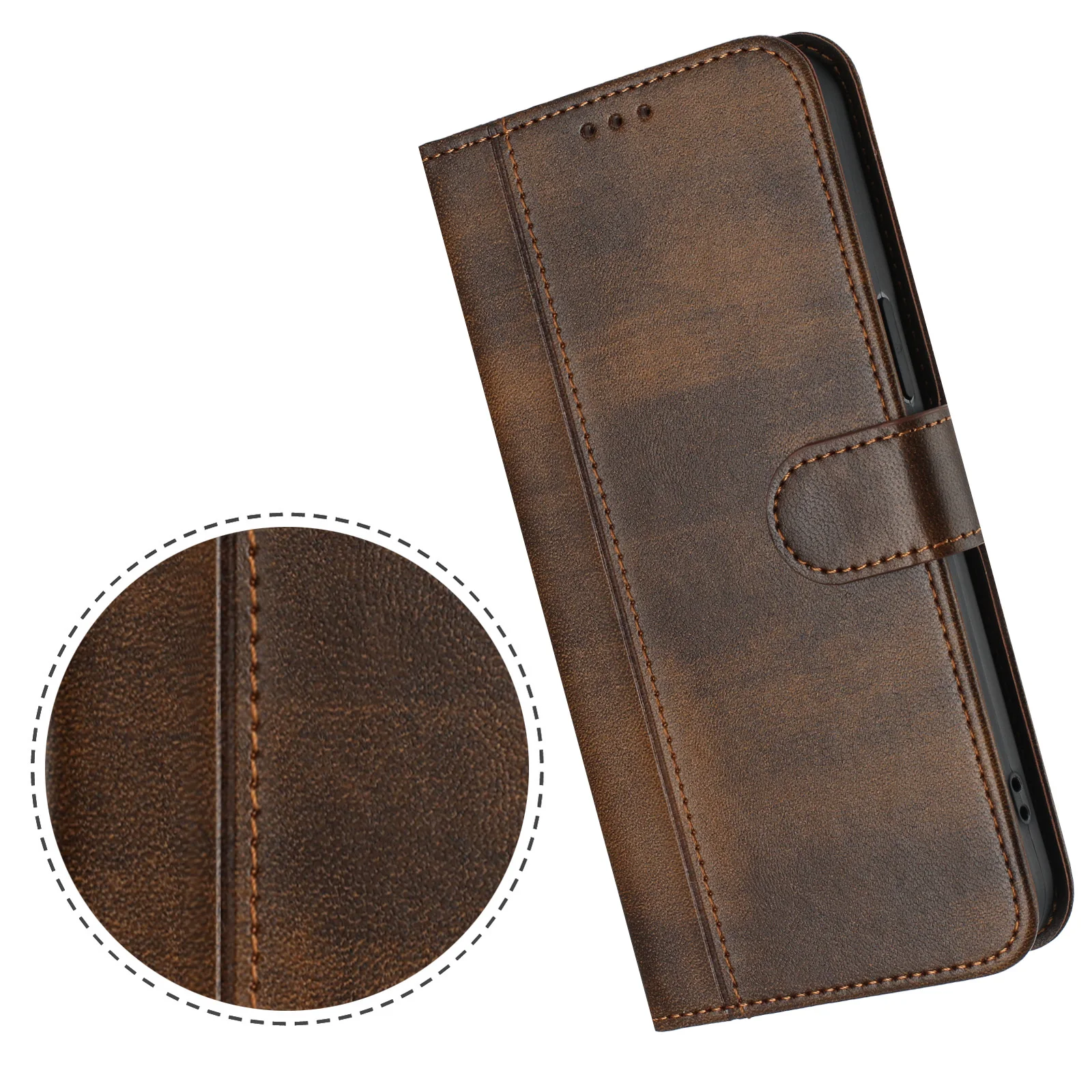 

Classic Retro Leather Wallet Phone Case with Card Slots for Redmi 13 13C 13X Stand Flip Back Cover for Redmi13 Redmi13C Redmi13X