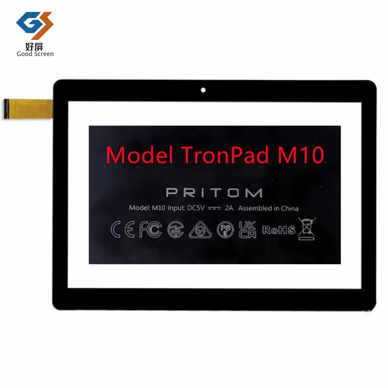 

10.1Inch For Pritom TronPad M10 Tablet PC Capacitive Touch Screen Digitizer Sensor External Glass Panel XLD1030-V0 240*168 MM