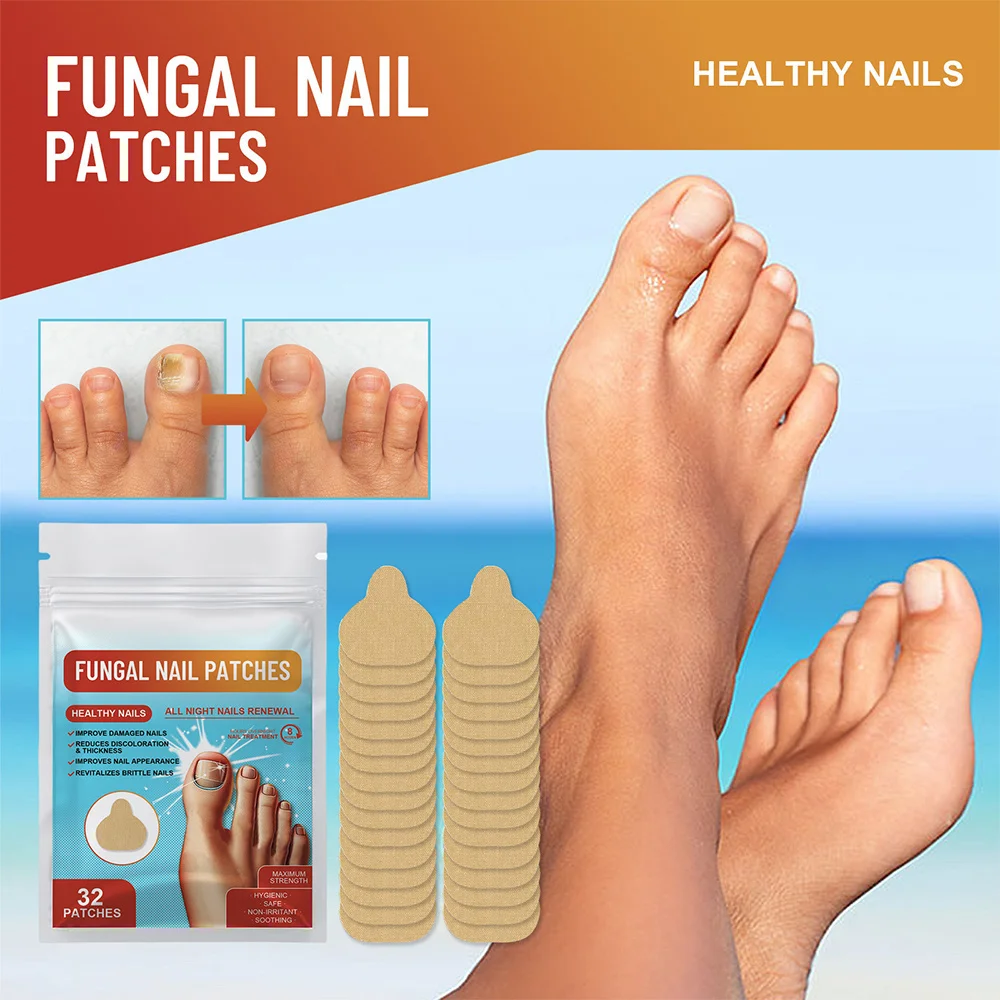 

32Pc Toenail Patches Nail Repair Extra Strength Patches for Toenail Fingernail Non-Irritating and Breathable Nail Repair Renewal