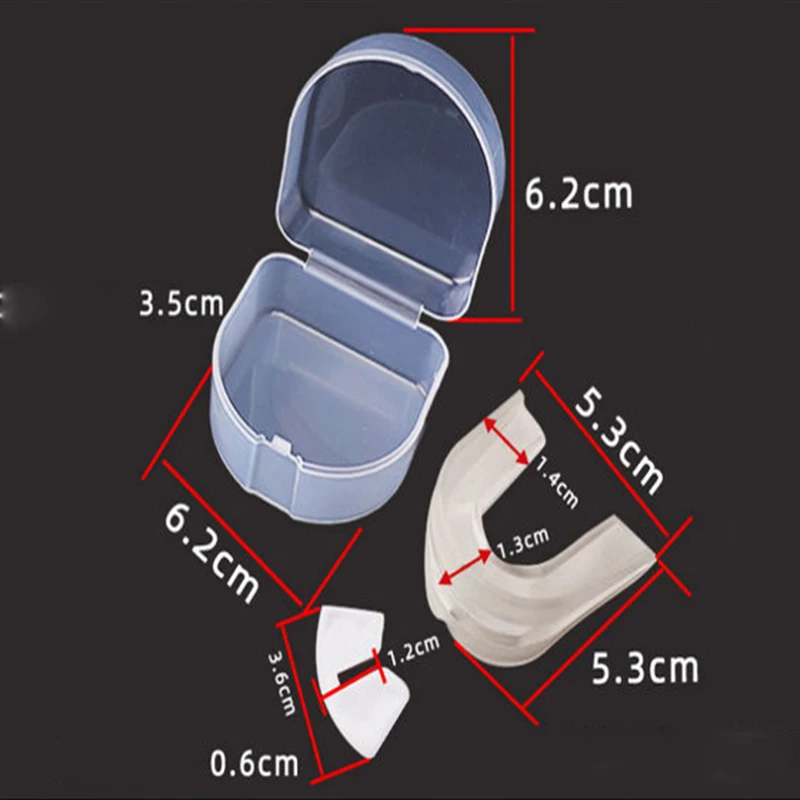 Dual-Sided Mouthguard for Football & Rugby Training | EVA Material, Transparent Box, Portable, Multi-Color Options