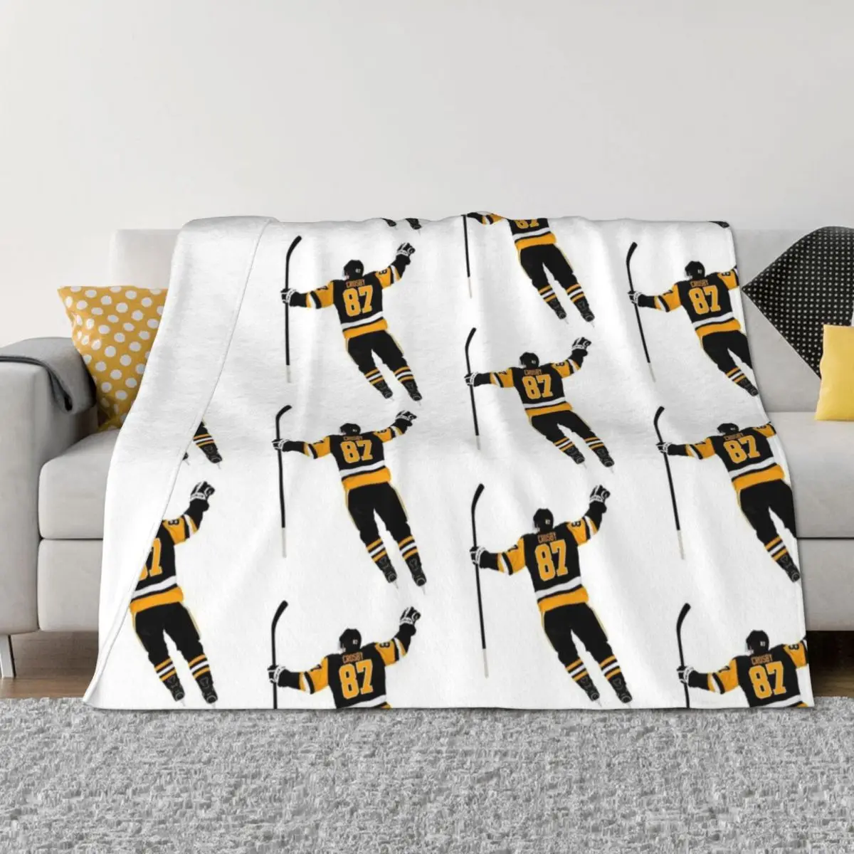 

Sidney Crosby Throw Blanket Soft Beds Luxury St Furry Shaggy Blankets