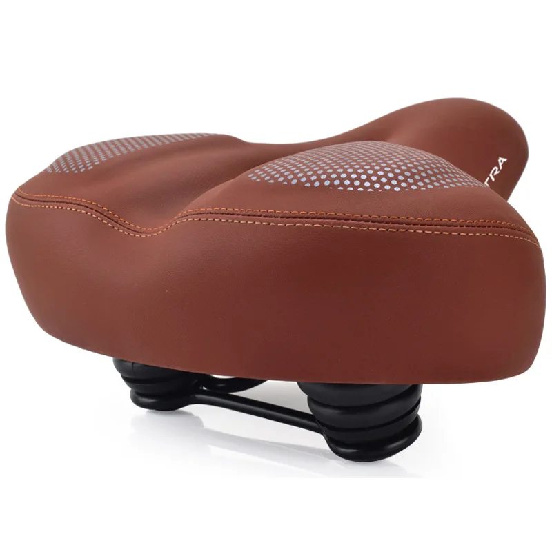 Fietsstoeltjes voor comfort Heren Dames Oversized en extra zacht gevoerd fietszitkussen Comfortabel groot fietszadel Mountain