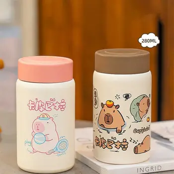 남아와 여아용 대용량 스테인리스 스틸 물병, 280, 350, 480, 500, 520ML 절연 컵, Capybara 진공 플라스크, 신제품  Best5