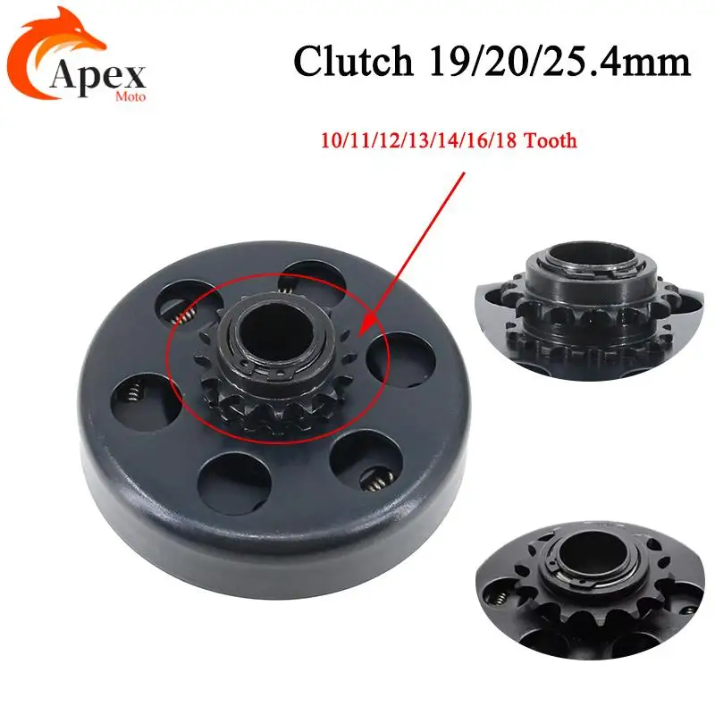 19mm 20mm Centrifugal Automatic Clutch 3/4" 10 \11\12\13\14\18Tooth 420\35\428 Chain For Kart Fun Karting Minibike Engine Parts view 5