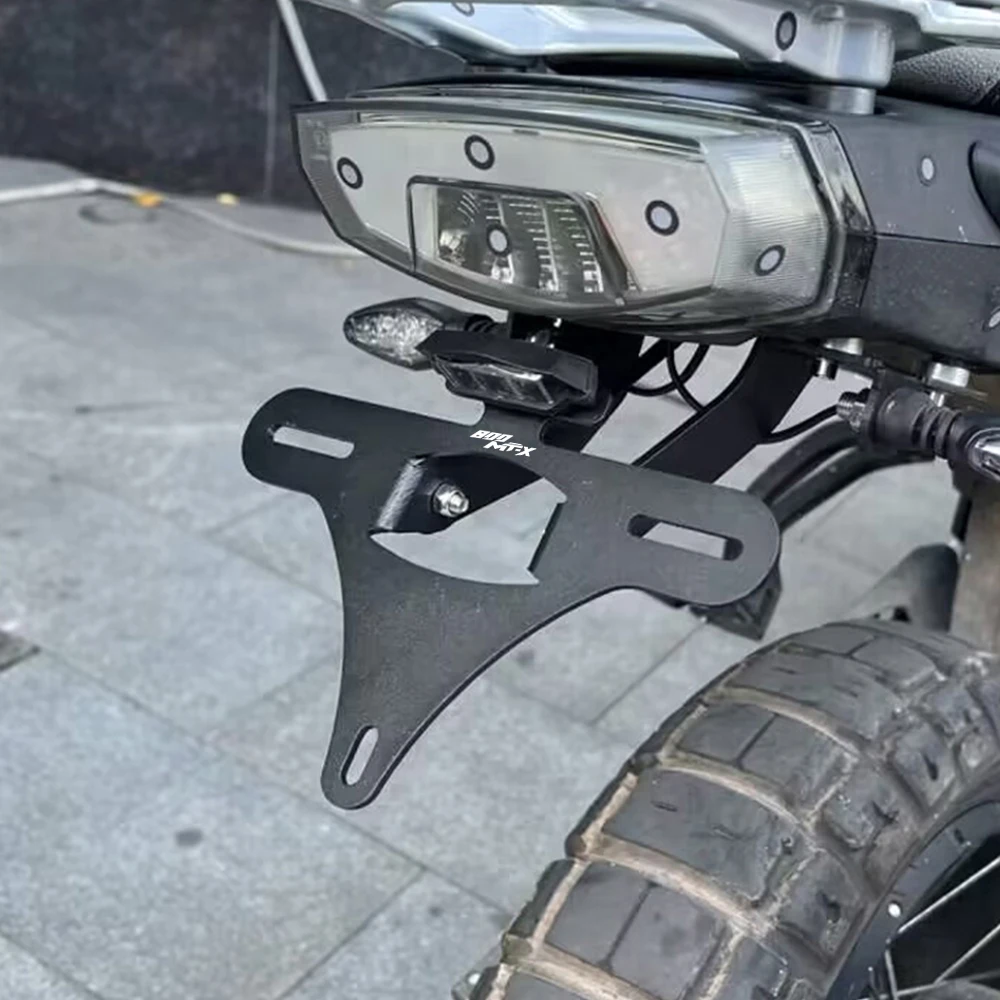 

For CFMOTO CF MOTO 800MT-X 800 MTX 2025 2026 Motorcycle License Plate Holder Bracket 800MTX Rear Tail Tidy Fender Eliminator Kit