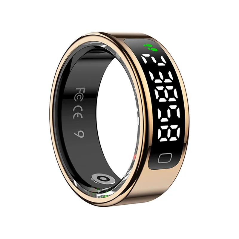 

GROCE-R11C Smart Ring Fitness Tracker Health Monitor With Display Screen For Heart Rate, Blood Oxygen, Sleep Tracking