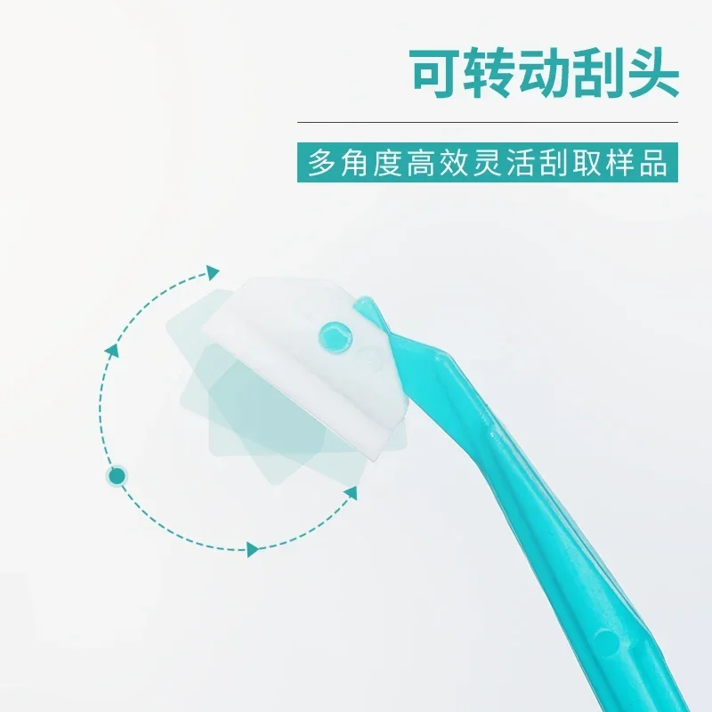 Disposable cell spatula, sterile sampling spoon, independent packaging laboratory, sterile cell spatula